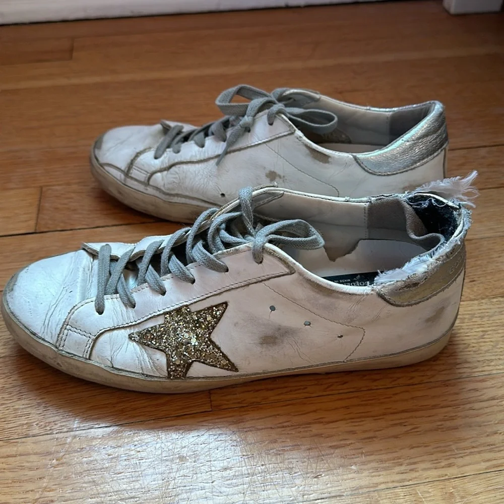 Golden goose super star classic white with gold star - Picture 4 of 6